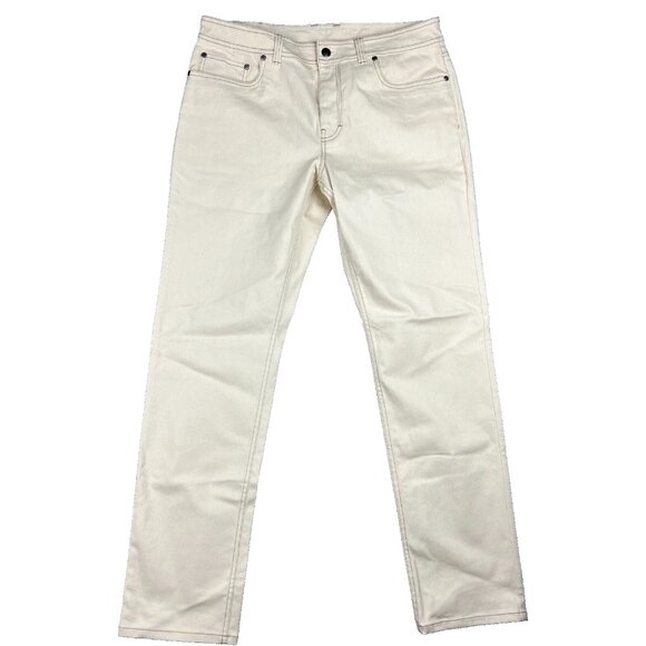 Columbia Other - Columbia Straight Leg Jeans Regular Fit Mid Rise Cream Ivory White Mens 32x31
